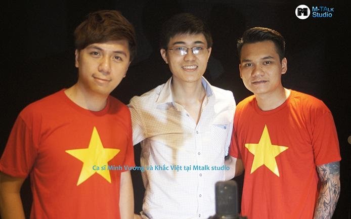 Ca sĩ Minh Vương và Khắc Việt chọn dịch vụ của M-Talk